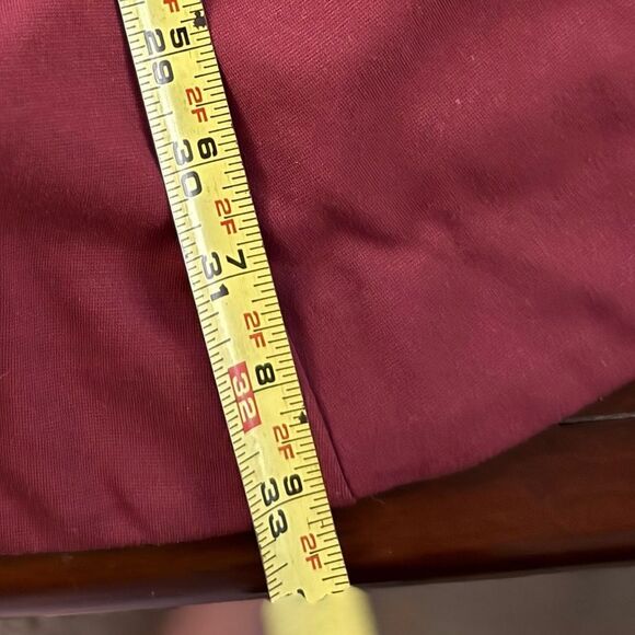 Free People Mock Neck Sleevless Skater Dress Burgandy Size L, Fits Like a XS - Picture 12 of 13